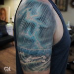Фото тату океан 13.08.2019 №057 - ocean tattoo - tatufoto.com