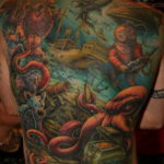 Фото тату океан 13.08.2019 №062 - ocean tattoo - tatufoto.com