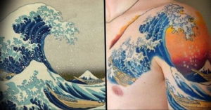 Фото тату океан 13.08.2019 №068 - ocean tattoo - tatufoto.com
