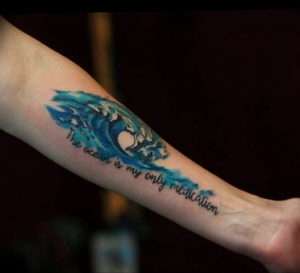 Фото тату океан 13.08.2019 №069 - ocean tattoo - tatufoto.com