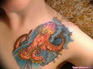 Фото тату океан 13.08.2019 №078 - ocean tattoo - tatufoto.com
