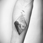 Фото тату океан 13.08.2019 №089 - ocean tattoo - tatufoto.com