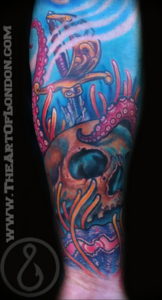 Фото тату океан 13.08.2019 №091 - ocean tattoo - tatufoto.com