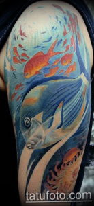 Фото тату океан 13.08.2019 №095 - ocean tattoo - tatufoto.com