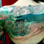 Фото тату океан 13.08.2019 №101 - ocean tattoo - tatufoto.com