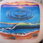 Фото тату океан 13.08.2019 №112 - ocean tattoo - tatufoto.com