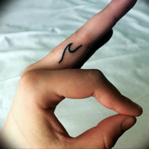 Фото тату океан на руке 13.08.2019 №021 - ocean tattoo on hand - tatufoto.com