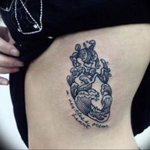 Фото тату сердце океана 13.08.2019 №022 - ocean heart tattoo - tatufoto.com