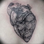 Фото тату сердце океана 13.08.2019 №023 - ocean heart tattoo - tatufoto.com