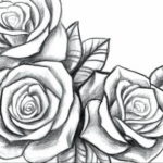 Фото эскиз маленькой розы тату 14.08.2019 №021 - sketch of a small rose tat - tatufoto.com