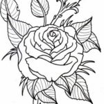 Фото эскиз маленькой розы тату 14.08.2019 №033 - sketch of a small rose tat - tatufoto.com