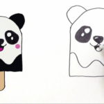 Фото эскиз тату панда маленькая 14.08.2019 №014 - sketch panda tattoo sm - tatufoto.com