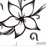 Фото эскиза тату жасмин 22.08.2019 №013 - jasmine tattoo sketch - tatufoto.com
