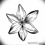 Фото эскиза тату жасмин 22.08.2019 №015 - jasmine tattoo sketch - tatufoto.com