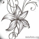 Фото эскиза тату жасмин 22.08.2019 №048 - jasmine tattoo sketch - tatufoto.com