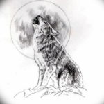 Фото эскизы волка тату маленькие 14.08.2019 №038 - sketches of a wolf tatt - tatufoto.com