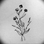 Фото эскизы маленьких тату цветы 14.08.2019 №041 - sketches of small flow - tatufoto.com