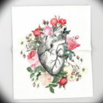 Фото эскизы маленьких тату цветы 14.08.2019 №049 - sketches of small flow - tatufoto.com