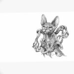 Эскиз тату Сфинкс 20.08.2019 №027 - sphinx tattoo sketch - tatufoto.com