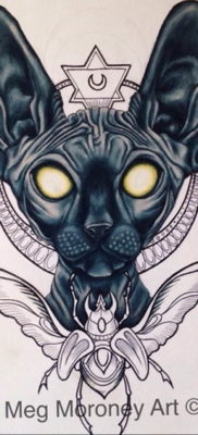 Эскиз тату Сфинкс 20.08.2019 №028 — sphinx tattoo sketch — tatufoto.com