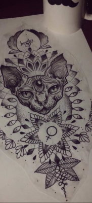 Эскиз тату Сфинкс 20.08.2019 №034 — sphinx tattoo sketch — tatufoto.com