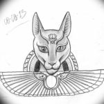 Эскиз тату Сфинкс 20.08.2019 №074 - sphinx tattoo sketch - tatufoto.com