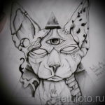 Эскиз тату Сфинкс 20.08.2019 №091 - sphinx tattoo sketch - tatufoto.com