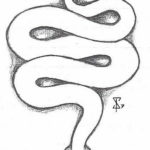 змея тату эскиз маленькая 14.08.2019 №005 - sketches small tattoo - tatufoto.com