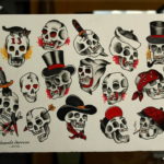 маленькие олд скул тату эскизы 14.08.2019 №027 - sketches small tattoo - tatufoto.com