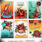 маленькие олд скул тату эскизы 14.08.2019 №032 - sketches small tattoo - tatufoto.com