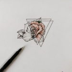 маленькие тату геометрия эскизы 14.08.2019 №007 - sketches small tattoo - tatufoto.com