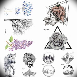 маленькие тату геометрия эскизы 14.08.2019 №009 - sketches small tattoo - tatufoto.com