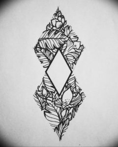 маленькие тату геометрия эскизы 14.08.2019 №026 - sketches small tattoo - tatufoto.com