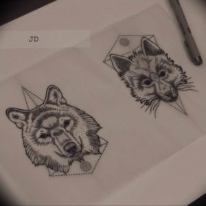маленькие тату геометрия эскизы 14.08.2019 №027 - sketches small tattoo - tatufoto.com