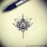 маленькие тату геометрия эскизы 14.08.2019 №030 - sketches small tattoo - tatufoto.com