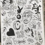 маленькие тату эскизы 14.08.2019 №023 - sketches small tattoo - tatufoto.com