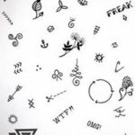 маленькие тату эскизы 14.08.2019 №026 - sketches small tattoo - tatufoto.com
