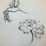 тату птица маленькая эскиз 14.08.2019 №031 - sketches small tattoo - tatufoto.com