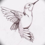 тату птица маленькая эскиз 14.08.2019 №040 - sketches small tattoo - tatufoto.com