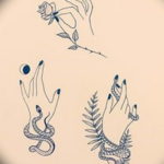 тату эскизы маленькие черные 14.08.2019 №003 - sketches small tattoo - tatufoto.com