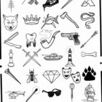 тату эскизы маленькие черные 14.08.2019 №006 - sketches small tattoo - tatufoto.com