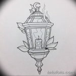 эскиз тату свеча 12.08.2019 №017 - sketch tattoo candle - tatufoto.com