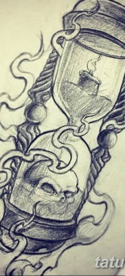 эскиз тату свеча 12.08.2019 №069 — sketch tattoo candle — tatufoto.com