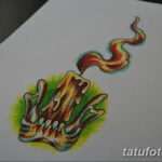 эскизы тату свеча вариант 12.08.2019 №012 - sketch tattoo candle - tatufoto.com