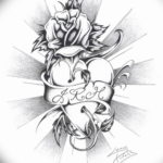 эскизы тату сердечко маленькие 14.08.2019 №011 - sketches small tattoo - tatufoto.com