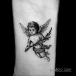 Тату ангел херувим 26.09.2019 №001 -cherub tattoo- tatufoto.com