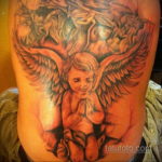 Тату ангел херувим 26.09.2019 №046 -cherub tattoo- tatufoto.com