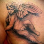 Тату ангел херувим 26.09.2019 №048 -cherub tattoo- tatufoto.com