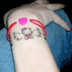Тату маленький херувим для девушки 26.09.2019 №005 -cherub tattoo- tatufoto.com