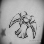 Тату маленький херувим для девушки 26.09.2019 №012 -cherub tattoo- tatufoto.com